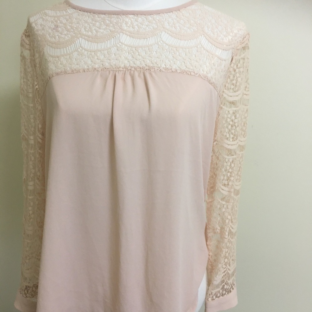 Pink lace blouse   Never used before